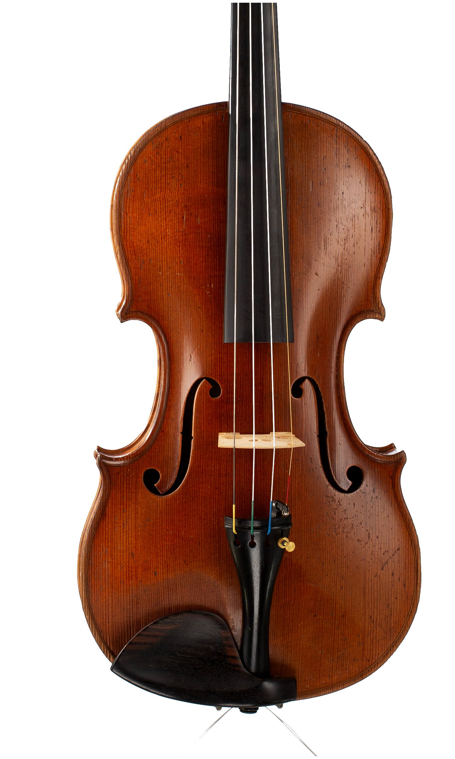 Violin by Victor Audinot, Paris, 1929 — angled view, 10°