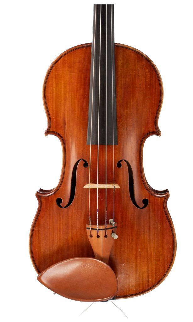 Violin by Leon Mougenot, Mirecourt, 1927 — front