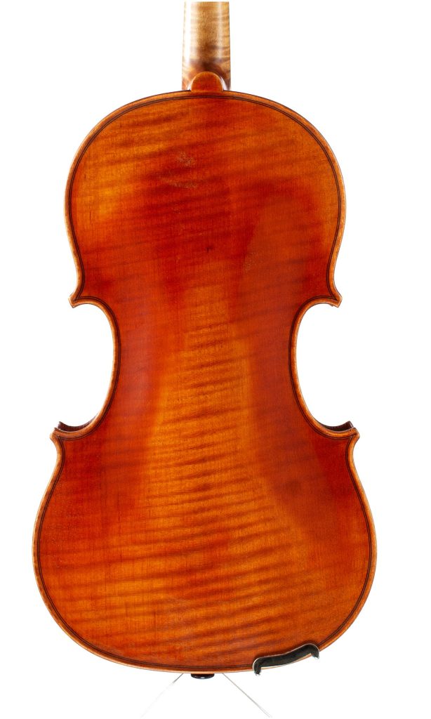 Violin, Workshop of Philipp Emmanuel Glaesel, Markneukirchen, 1943 — back