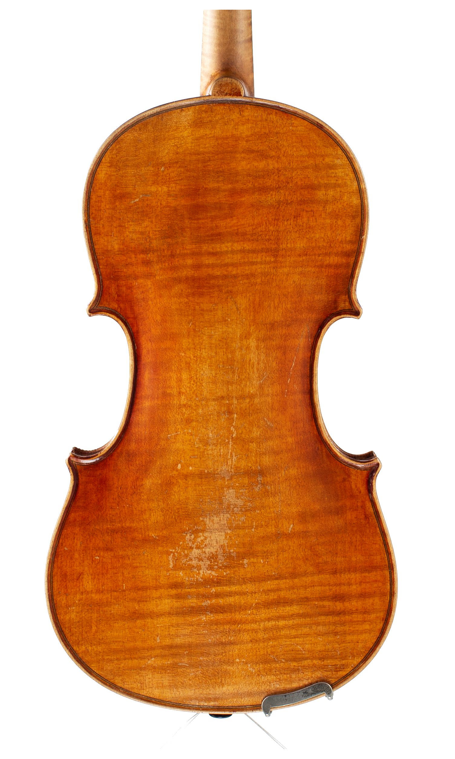 Violin, Workshop of J. A. Baader, Mittenwald, 1896 — back