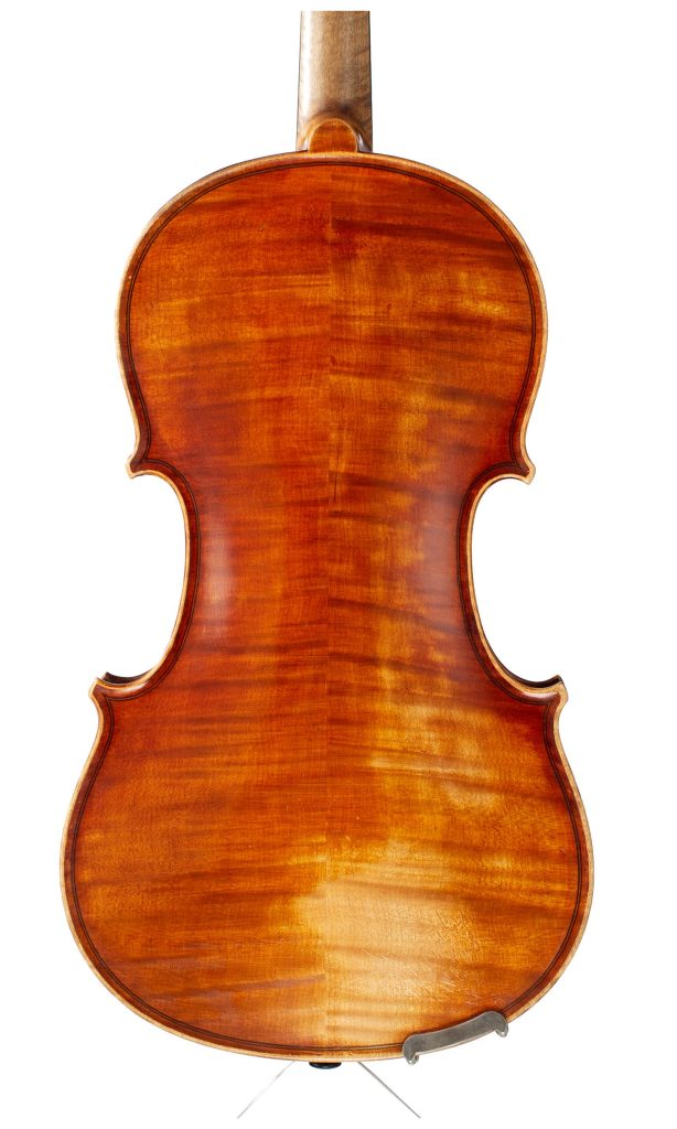Violin by Johann Heinrich Schult, Lübeck, circa 1919 — back