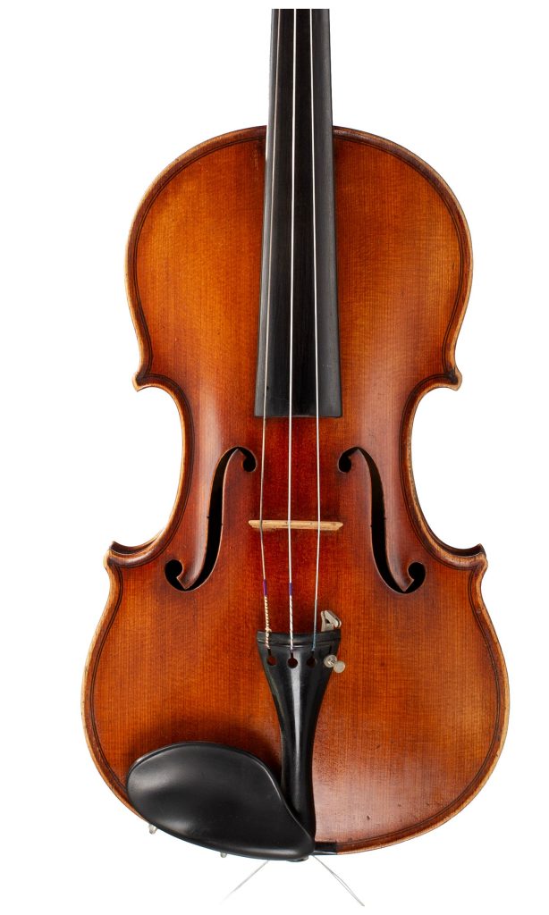 Violin by Johann Heinrich Schult, Lübeck, circa 1919 — front