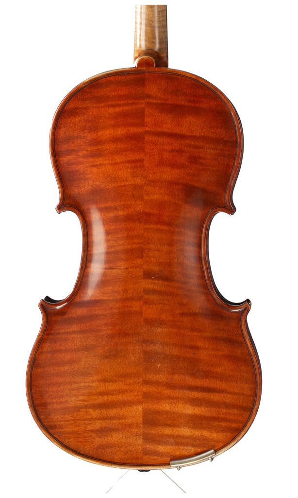 Violin by Walter H. Mayson, Manchester, 1889 — back