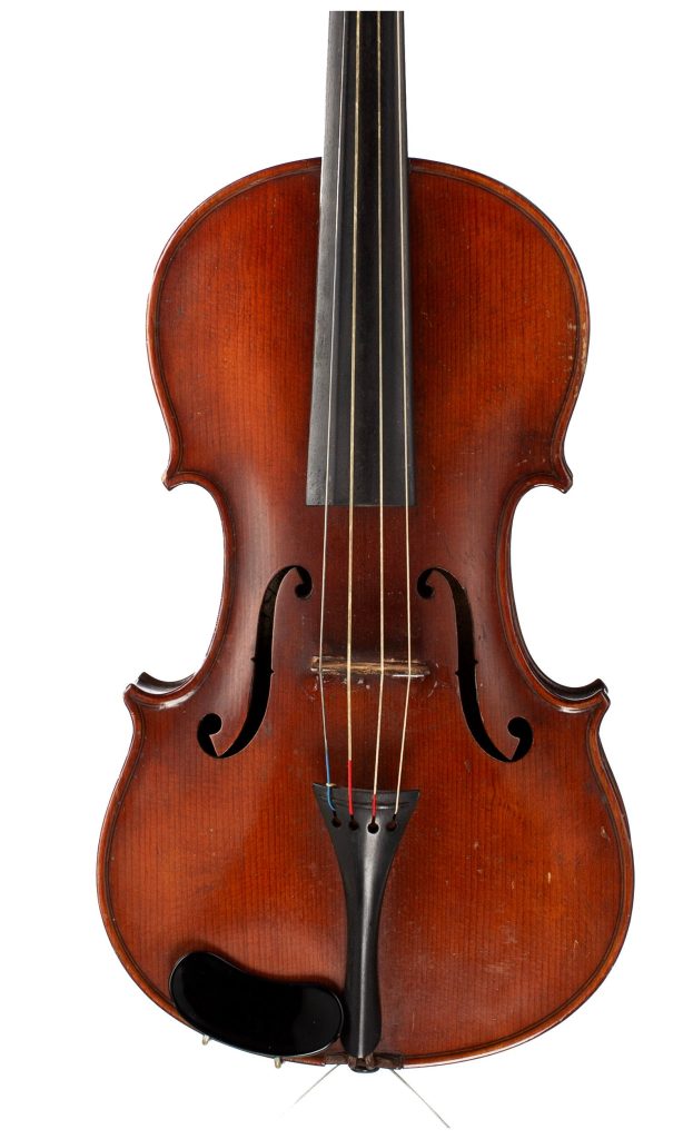 Violin by Walter H. Mayson, Manchester, 1889 — front