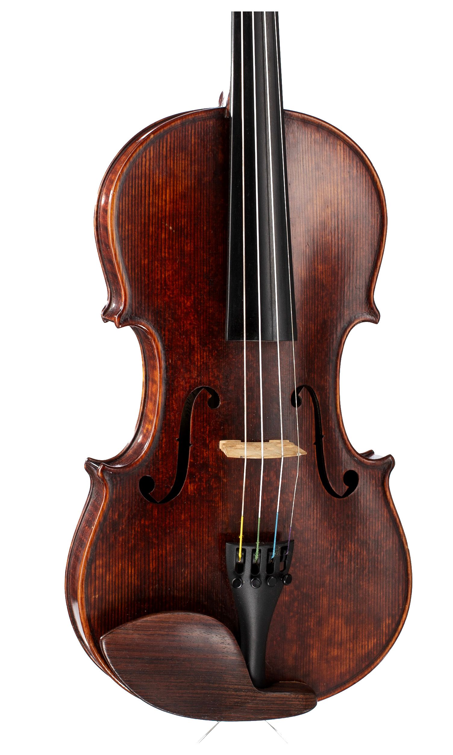 Violin, Workshop of Carlo Storioni, 1901 — angled view, 20°