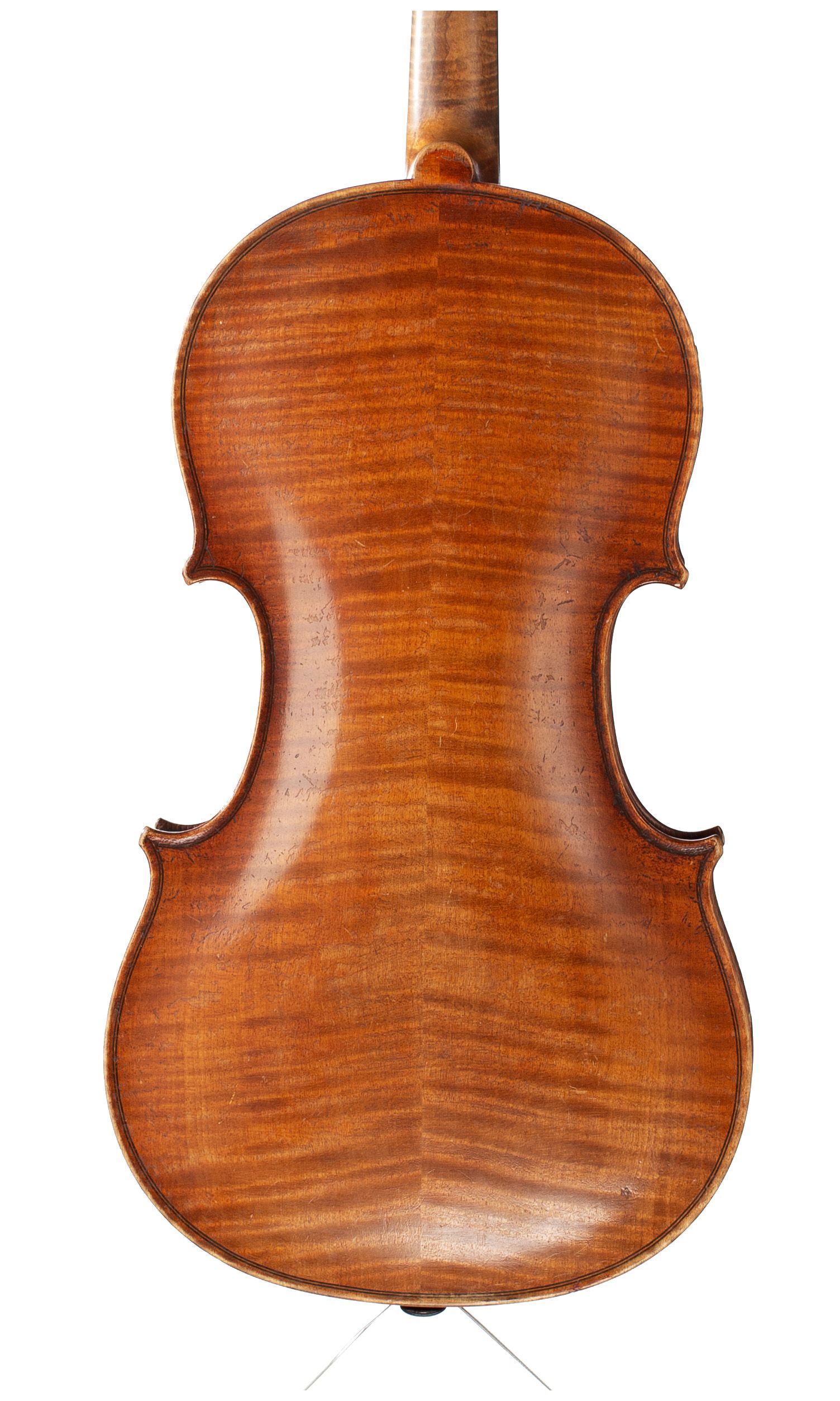Violin, Workshop of Jérôme Thibouville-Lamy, Mirecourt, circa 1920 — back
