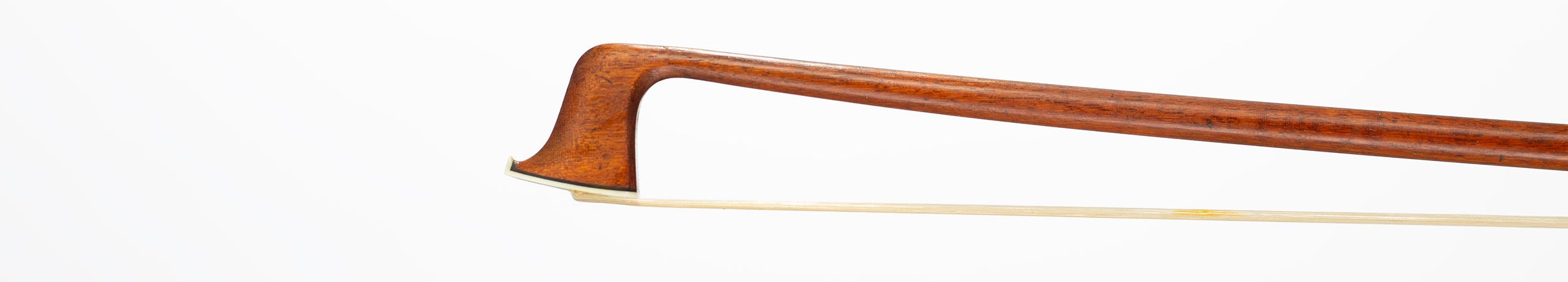 A silver-mounted violin bow by Louis Joseph Thomassin, Paris, circa 1890 — head