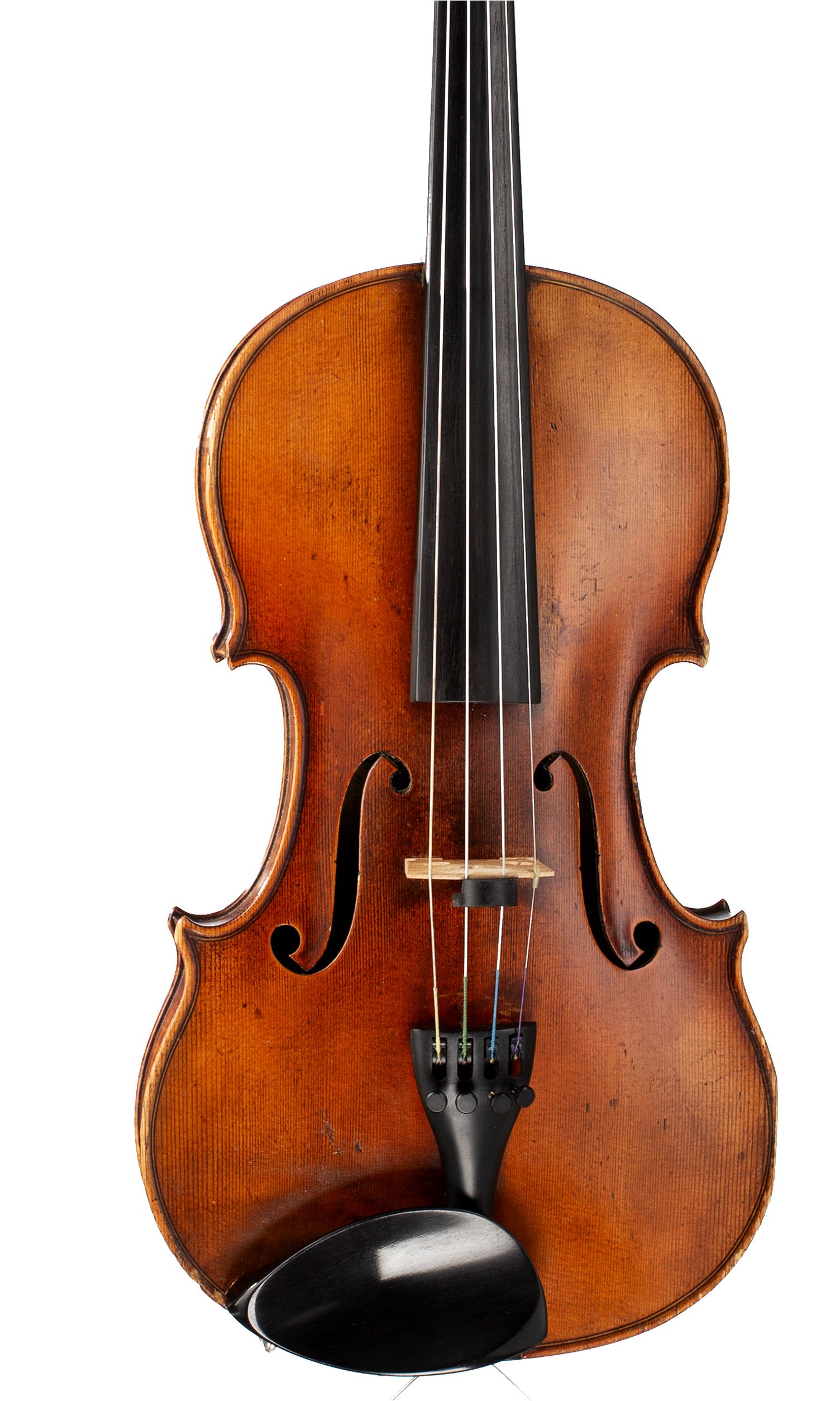 Violin by Ernst Heinrich Roth, Markneukirchen, 1928 — angled view, 10°