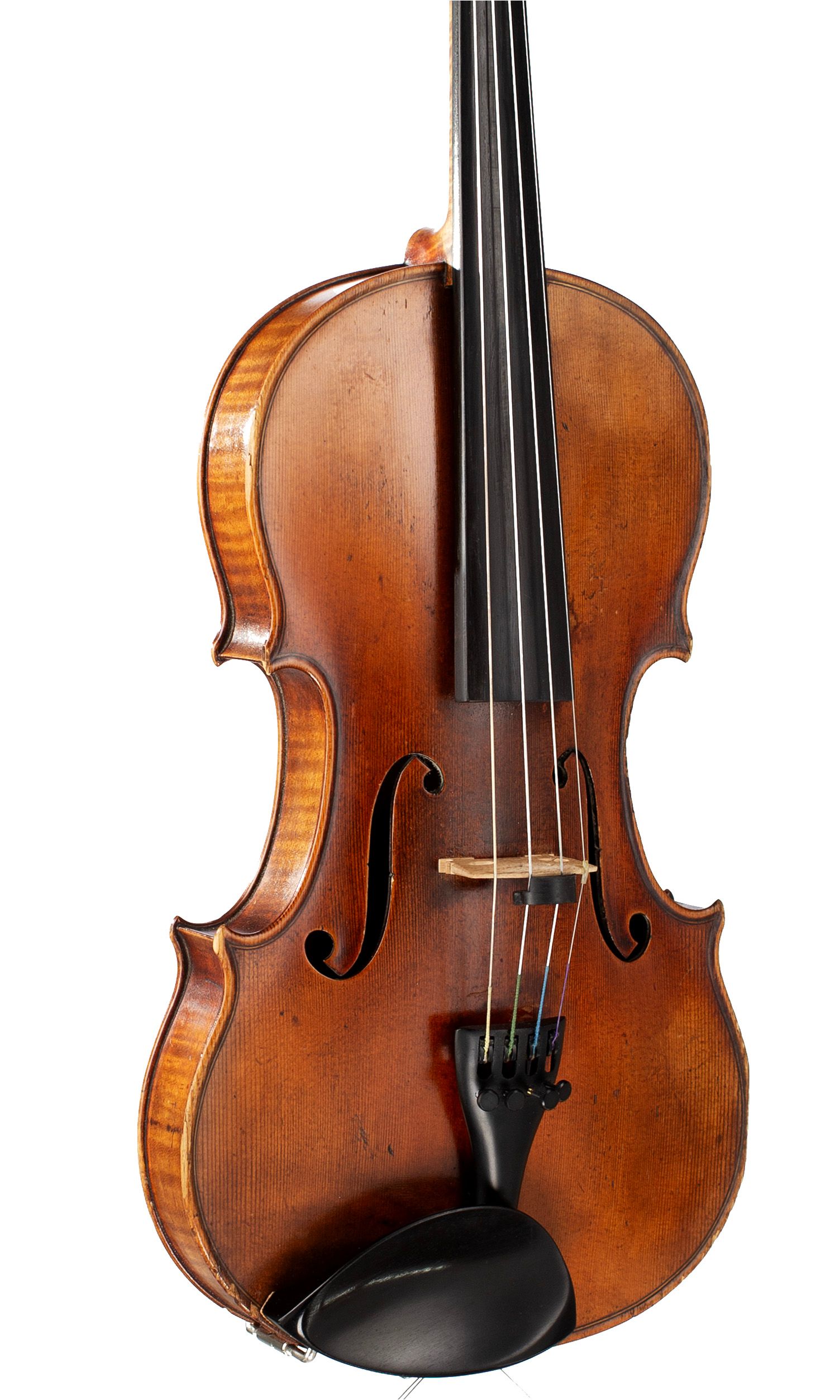 Violin by Ernst Heinrich Roth, Markneukirchen, 1928 — angled view, 30°