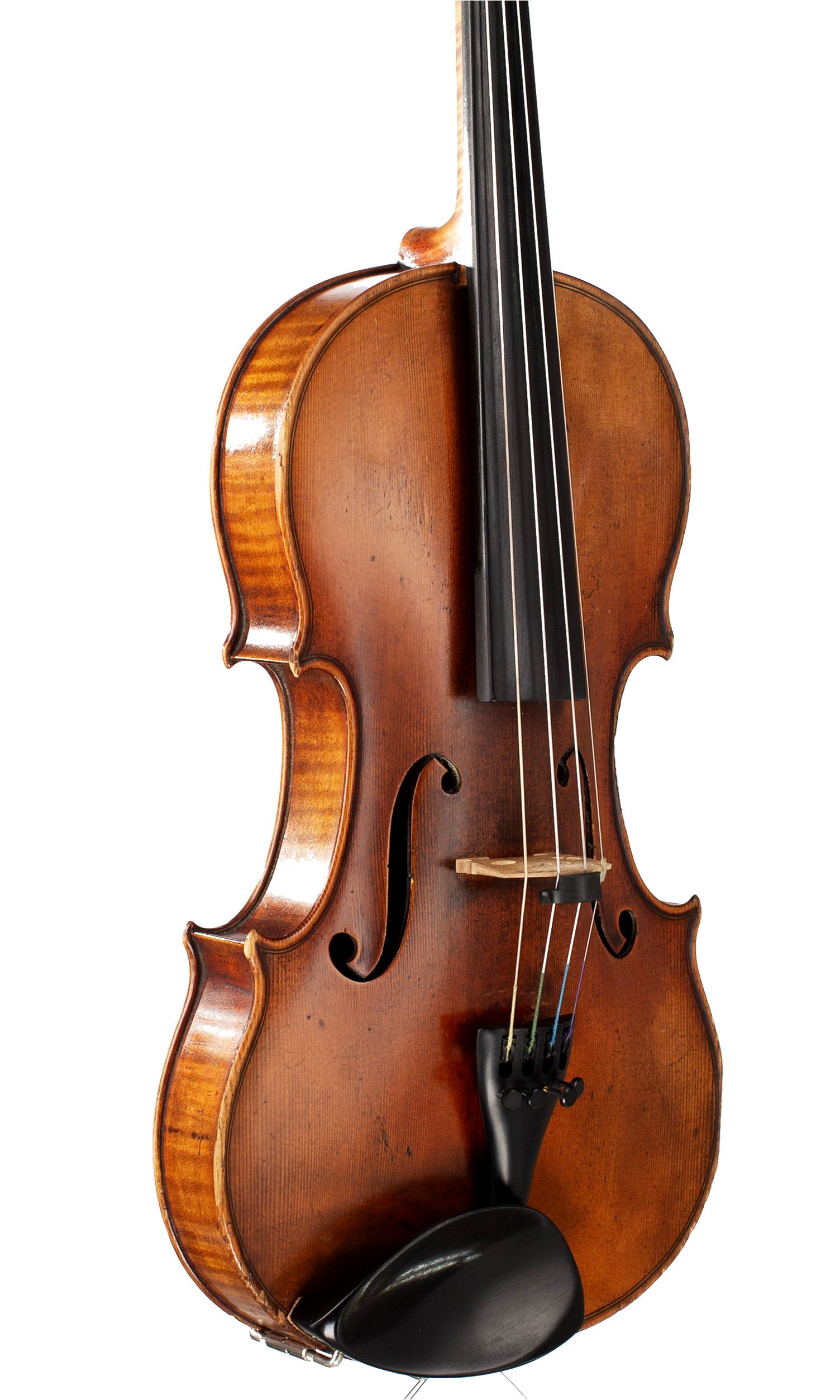 Violin by Ernst Heinrich Roth, Markneukirchen, 1928 — angled view, 40°