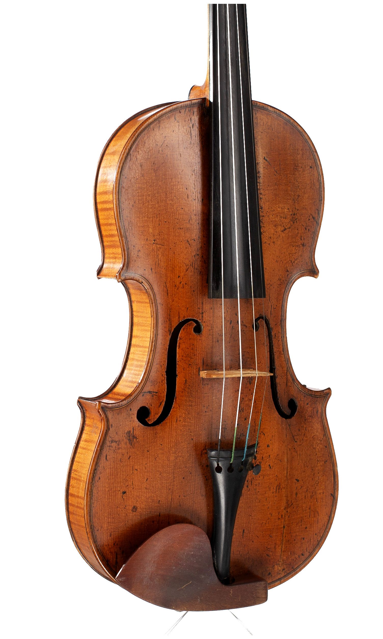 Violin by Joseph Hill, London, circa 1775 — angled view, 30°