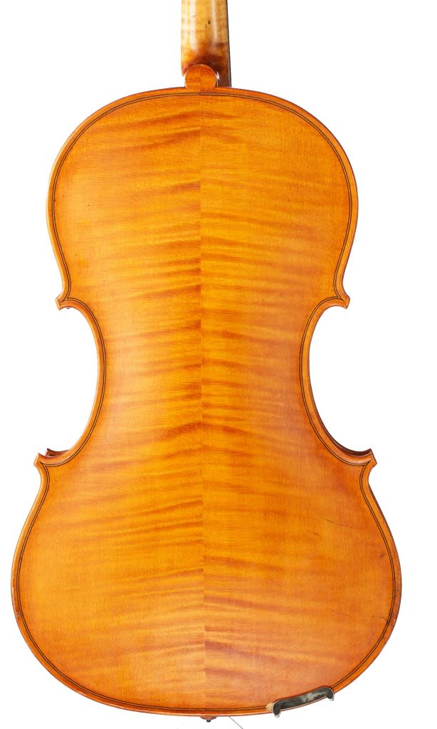 A viola by D. G. Britten, Northampton, 1977 — back