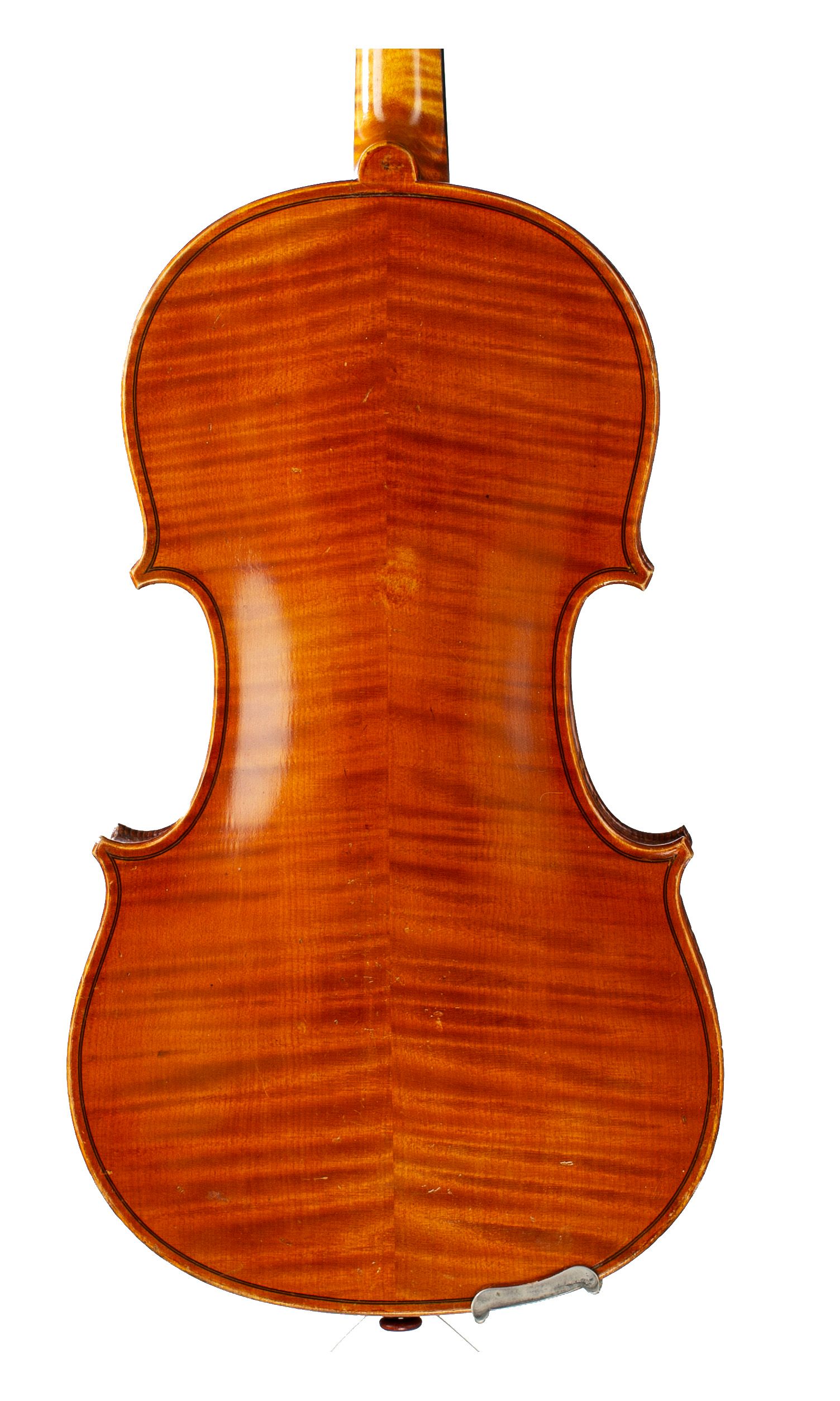 Violin by Ch. J. B. Collin-Mezin, Paris, 1912 — back