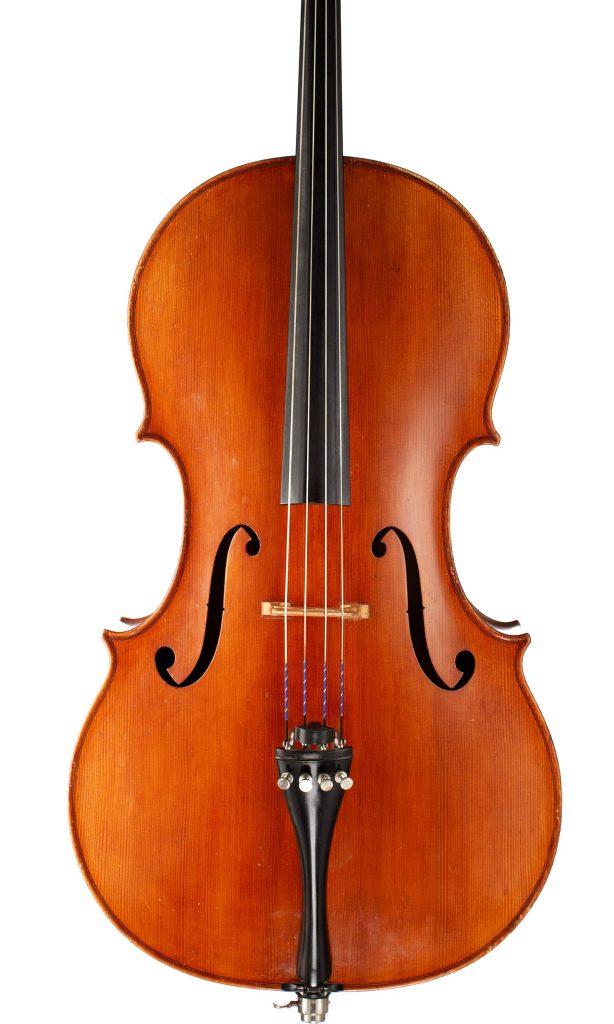 A cello by Bruno Paulus, Mittenwald, circa 1960 — front