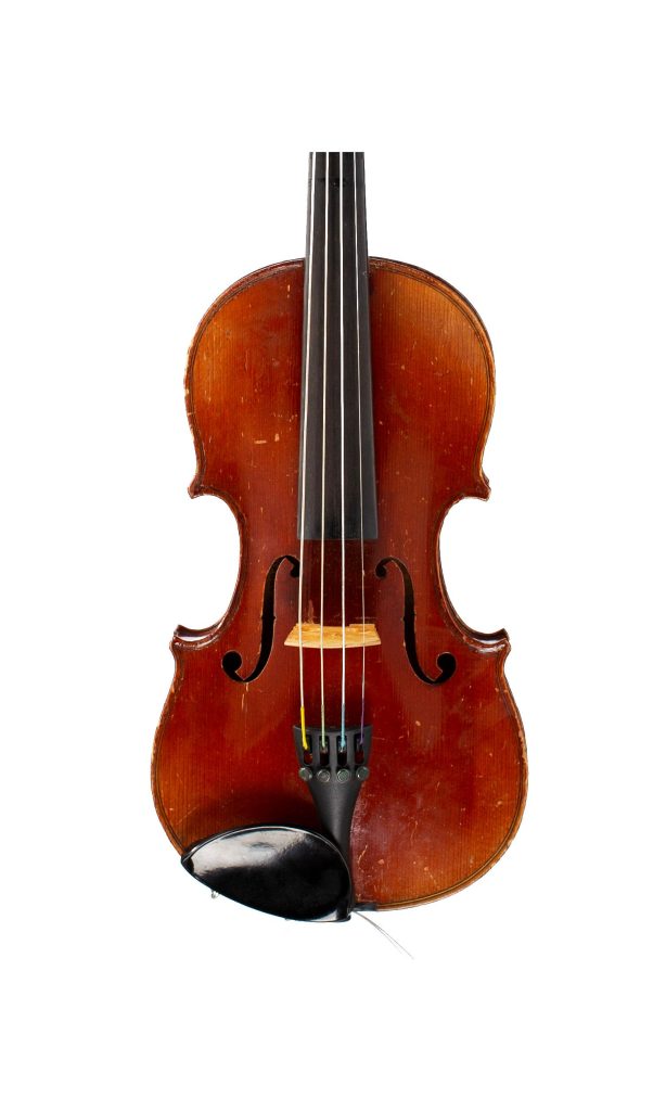 Small violin, Workshop of Jérôme Thibouville-Lamy, Mirecourt, circa 1920 — front