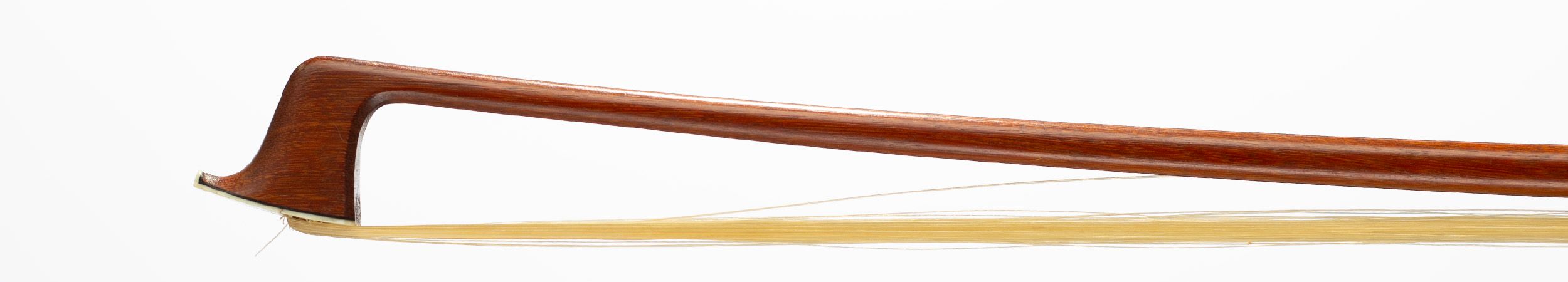A gold-mounted violin bow, by Claude Thomassin, Paris, circa 1910 — head