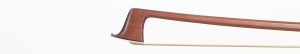 A silver-mounted violin bow by Albert Nurnberger — head and frog