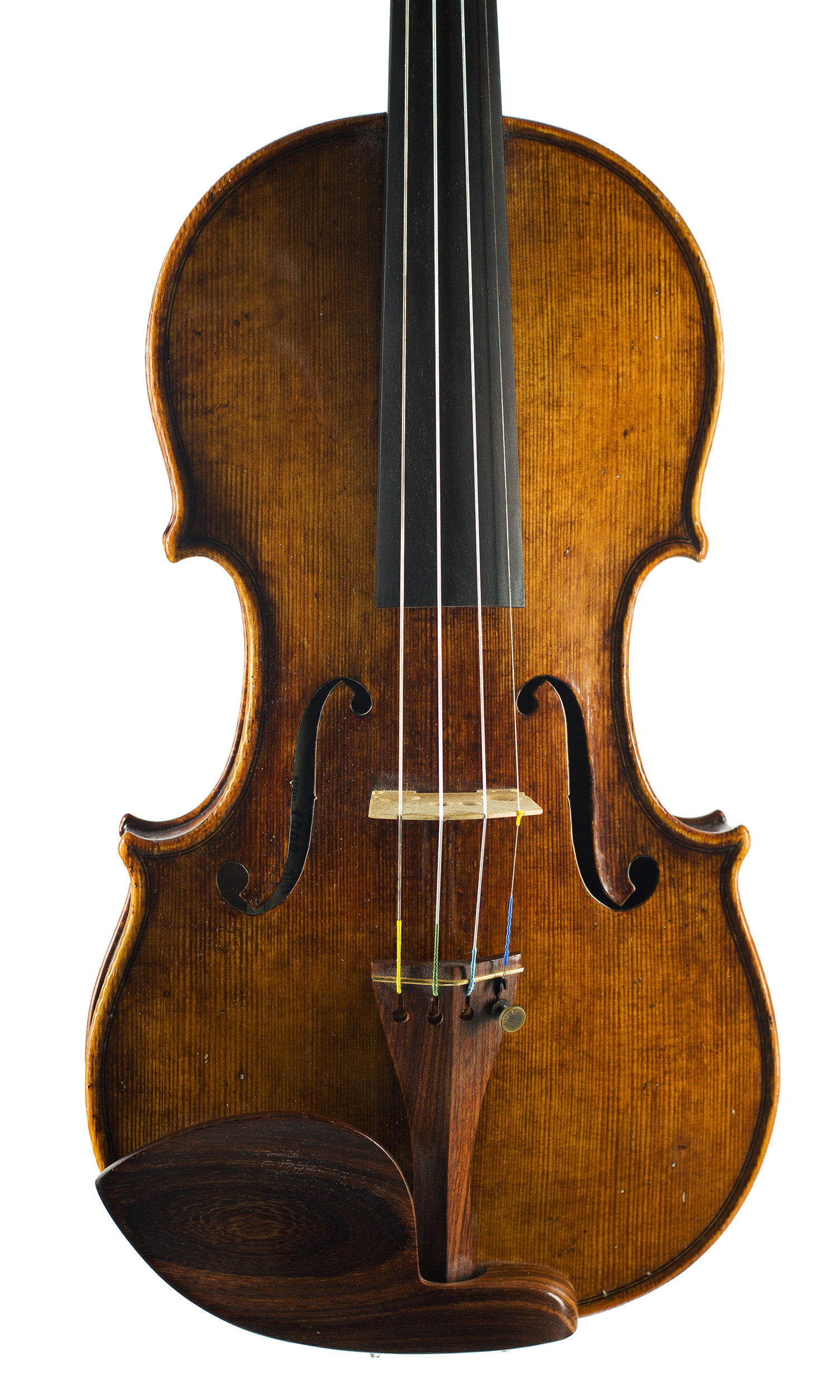 A violin by Vittorio Villa, Cremona, 1999 — angled view, 10°
