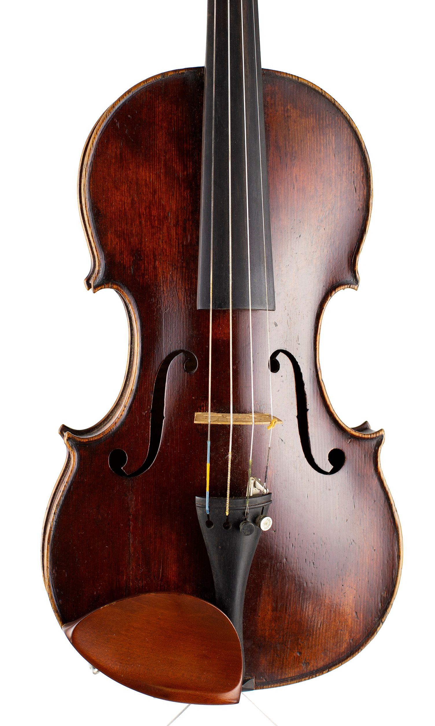 Violin by Thomas Kennedy, London, circa 1830 — angled view, 10°