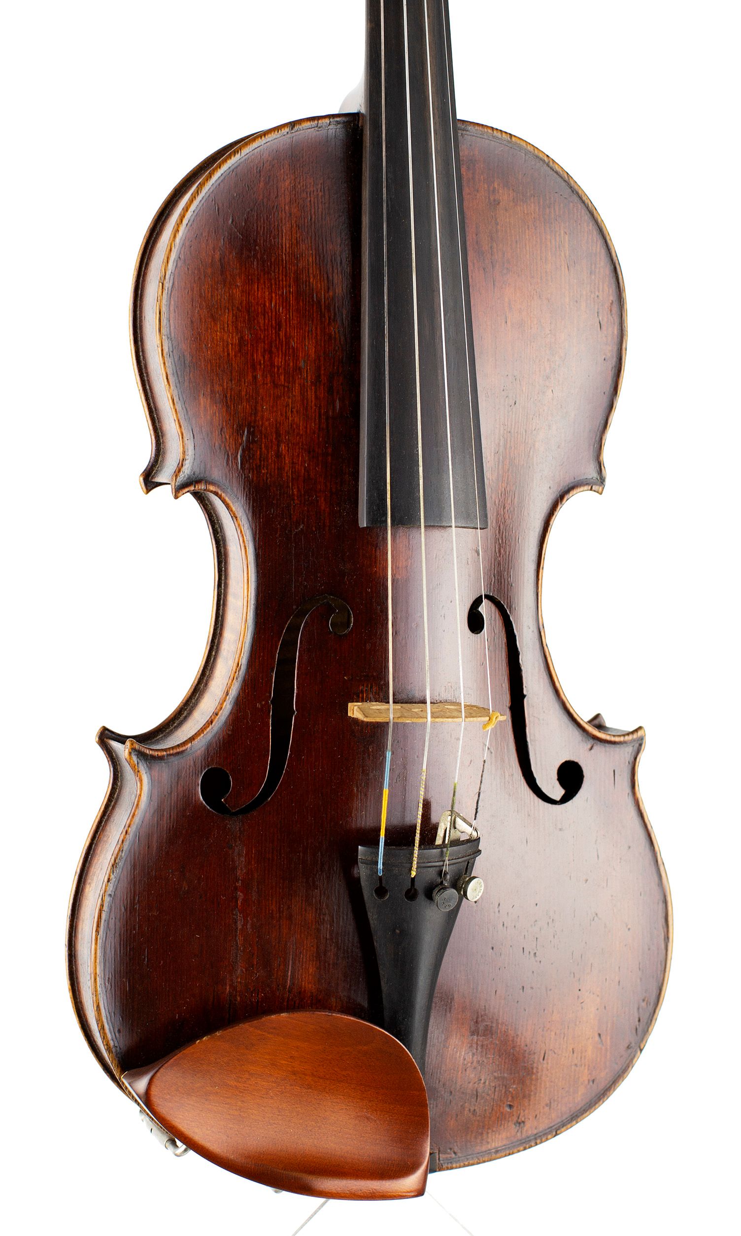 Violin by Thomas Kennedy, London, circa 1830 — angled view, 20°