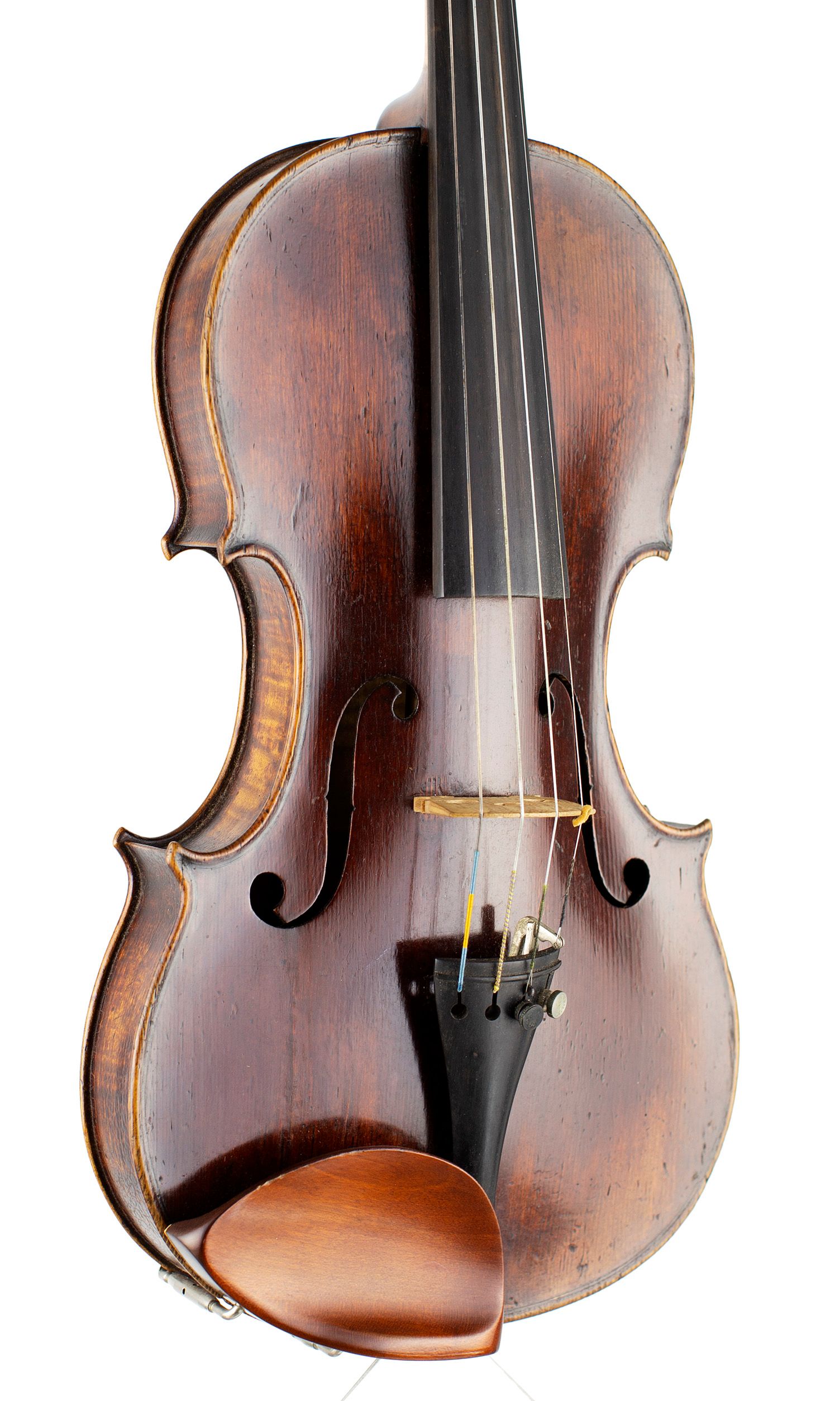 Violin by Thomas Kennedy, London, circa 1830 — angled view, 30°