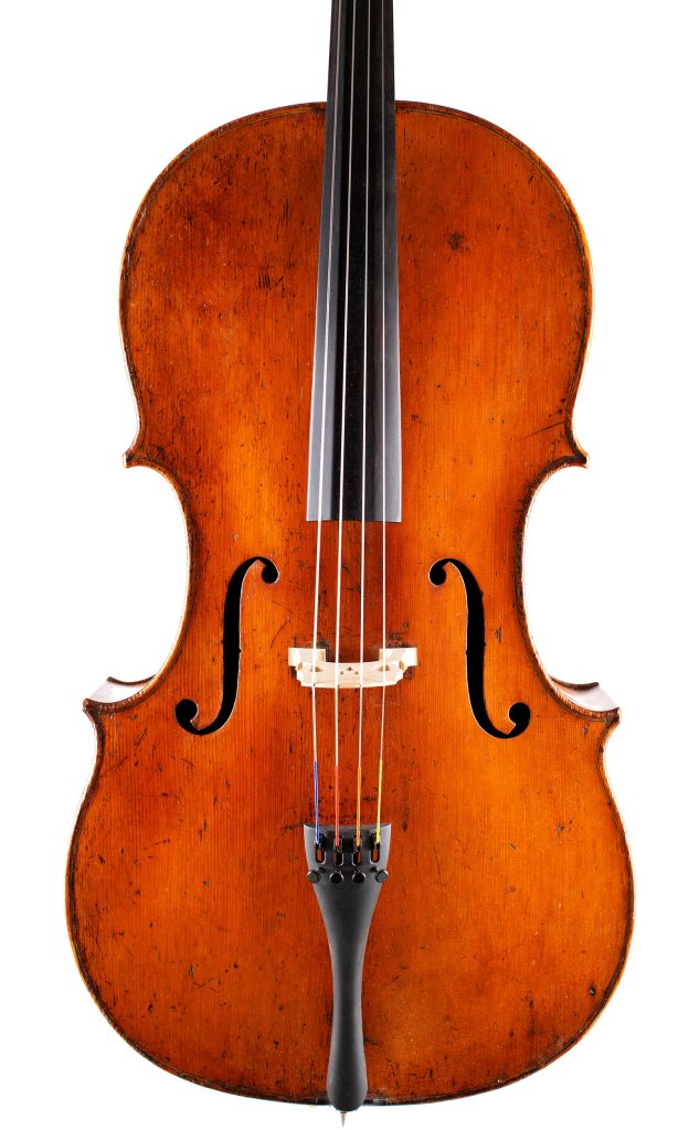 Cello by John Morrison, London, circa 1810 — front
