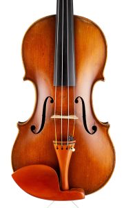 Violin by James William Briggs, Glasgow, 1924 — front