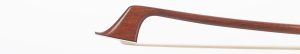 A nickel-mounted cello bow by Charles Bazin, Mirecourt, circa 1910 — head and frog