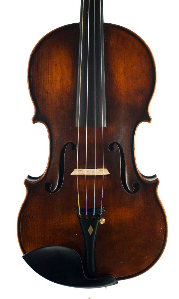 Violin by Nicolas Caussin, Mirecourt — front