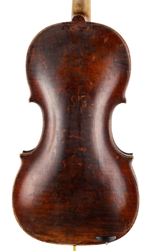 Violin by Leonard Maussiell, Nuremberg, 1723 — back