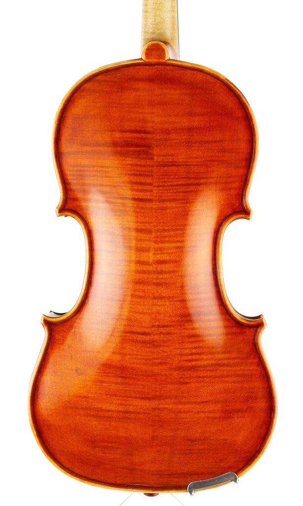 A violin by Antonio Venturini, Cremona, 1983 — back