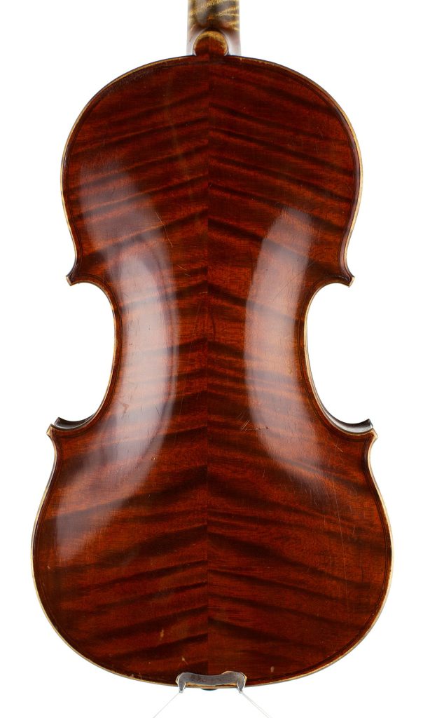 A violin by Jean Baptiste Chipot-Vuillaume, Paris, 1889 — back