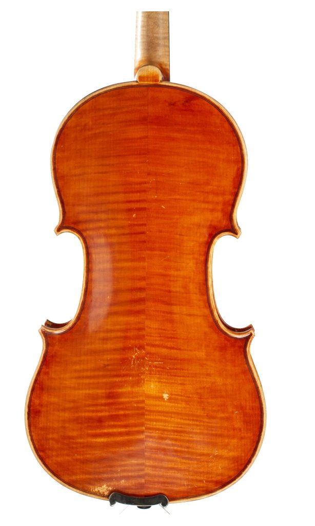 A violin by Giovanni Battista Morassi, Cremona, 1970 — back