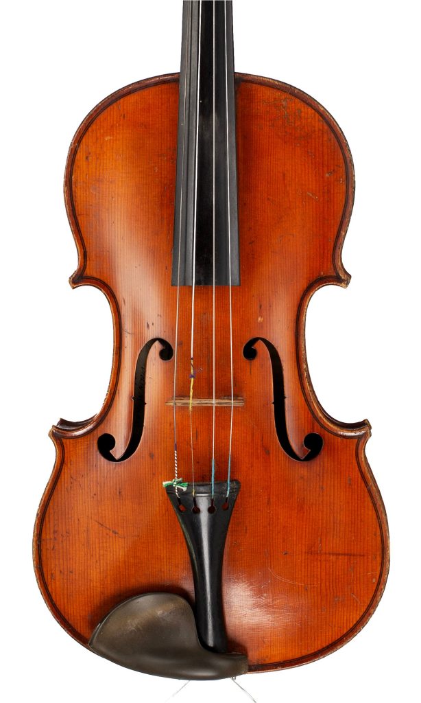 A viola by Emile Menesson, Paris, 1880 — front