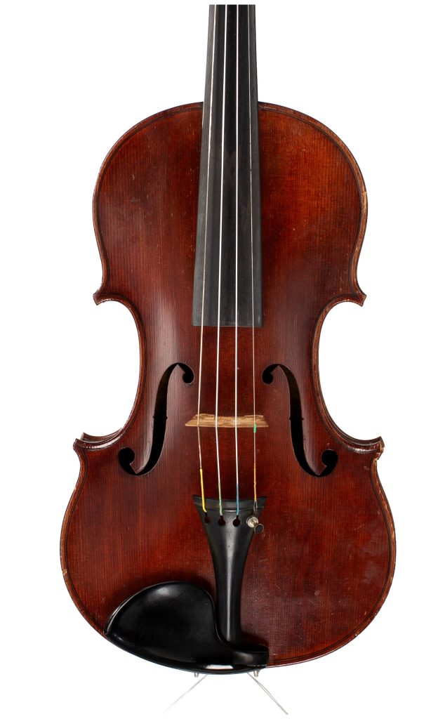 Violin by Georges Adolphe Chanot, Manchester, 1898 — front