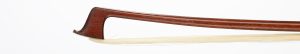 A silver-mounted violin bow by F. Chalupetsky, Germany, circa 1940 — head and frog