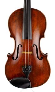 Violin by Etienne Perrin, Mirecourt, circa 1830 — front