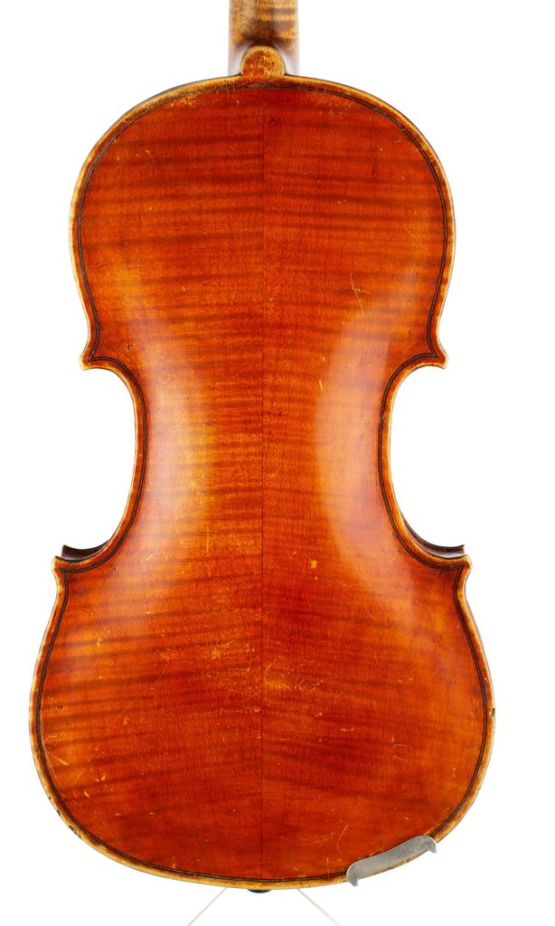A violin by Emmanuel Whitmarsh, London, 1917 — back