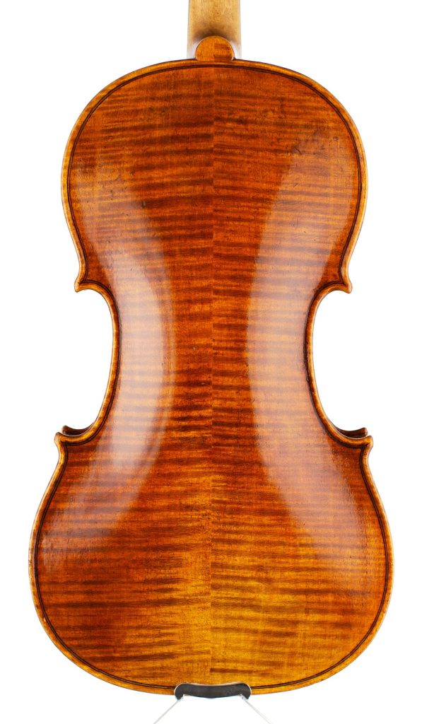 A violin by Paul Shelley, Birmingham, 2018 — back