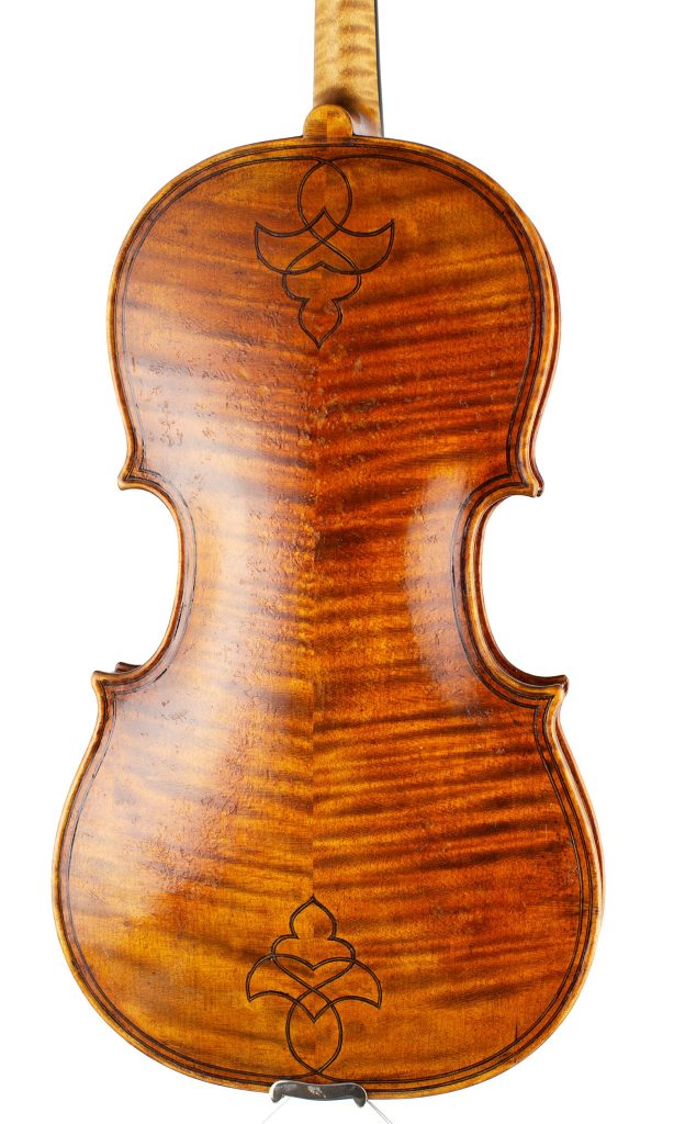 A viola by Paul Shelley, Birmingham — back