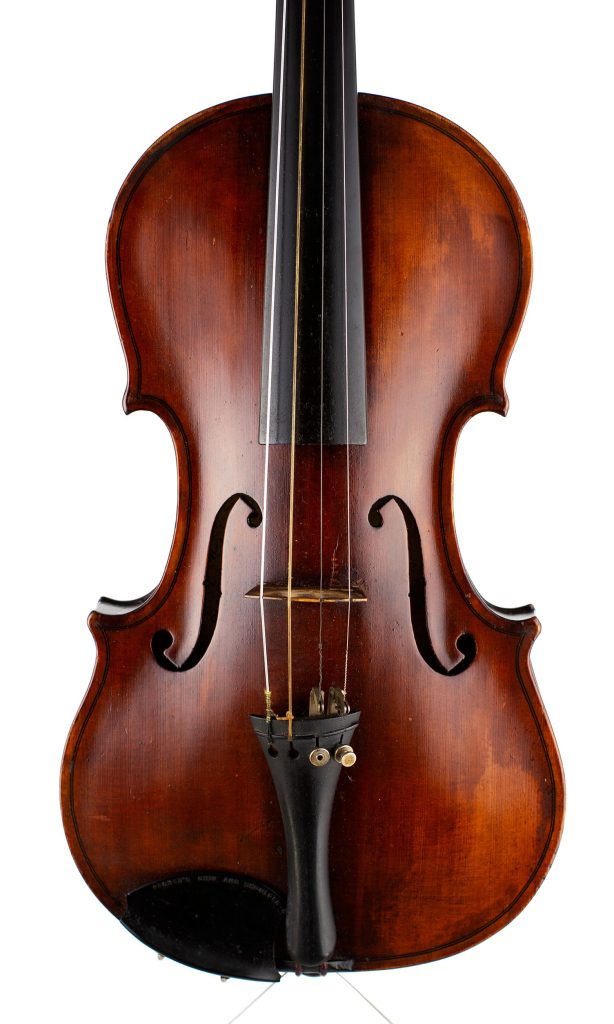A violin by Ernest J. Saunders, London, 1920 — front