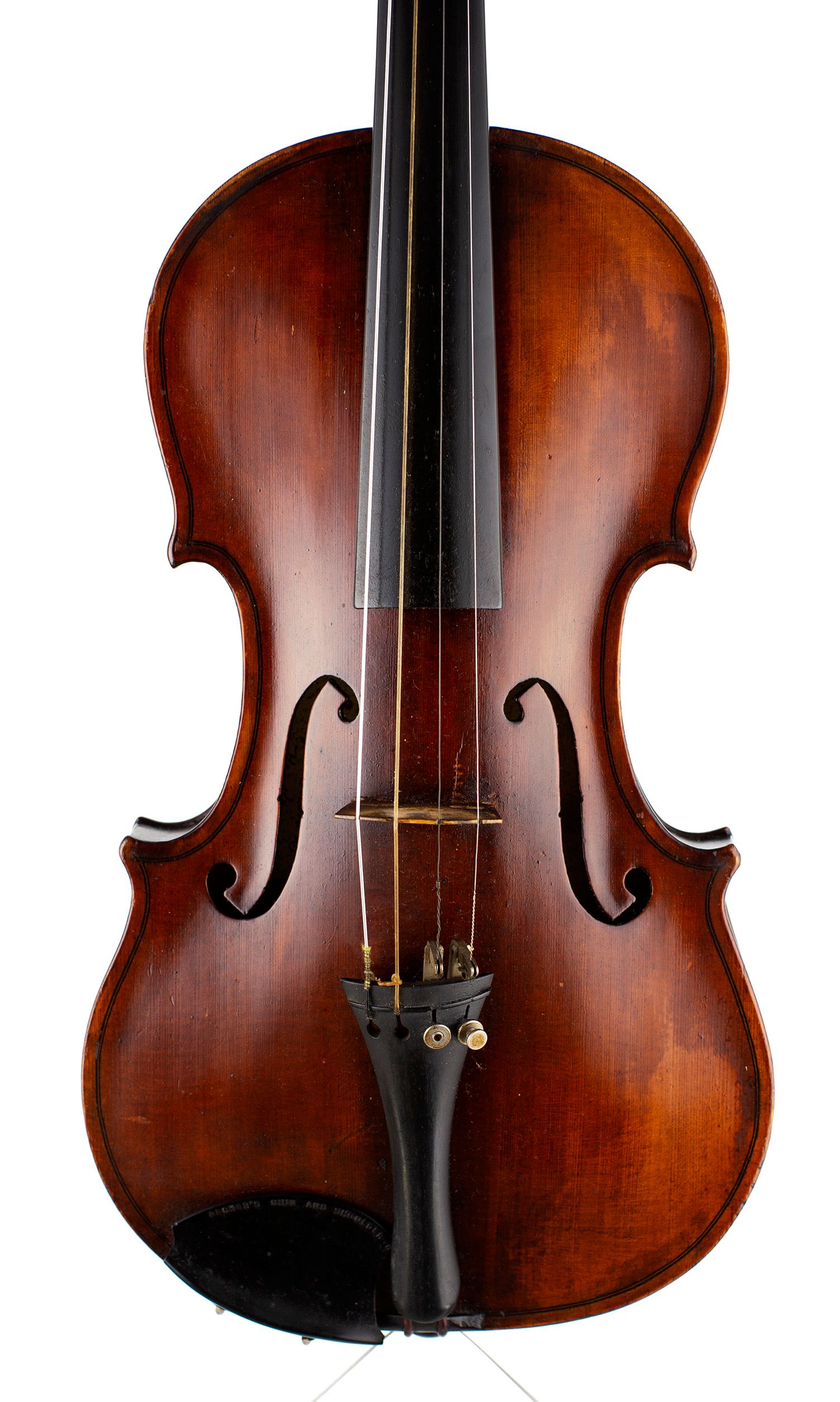 A violin by Ernest J. Saunders, London, 1920 — front
