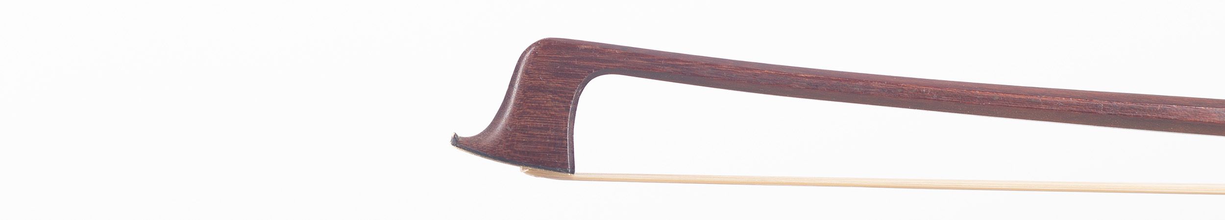 A gold-mounted viola bow by Louis Morizot (freres), Mirecourt — head