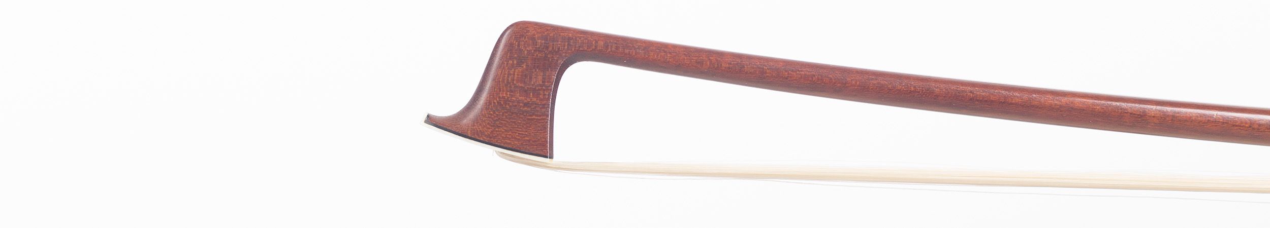 A silver-mounted violin bow by Victor Fetique, Paris — head
