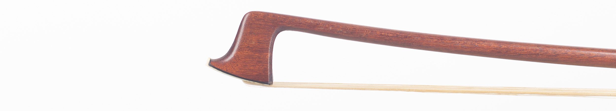 A silver-mounted violin bow by Emile-François Ouchard, Mirecourt, circa 1920 — head