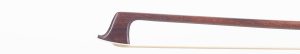 A silver-mounted violin bow by Pierre Simon, Paris — head and frog