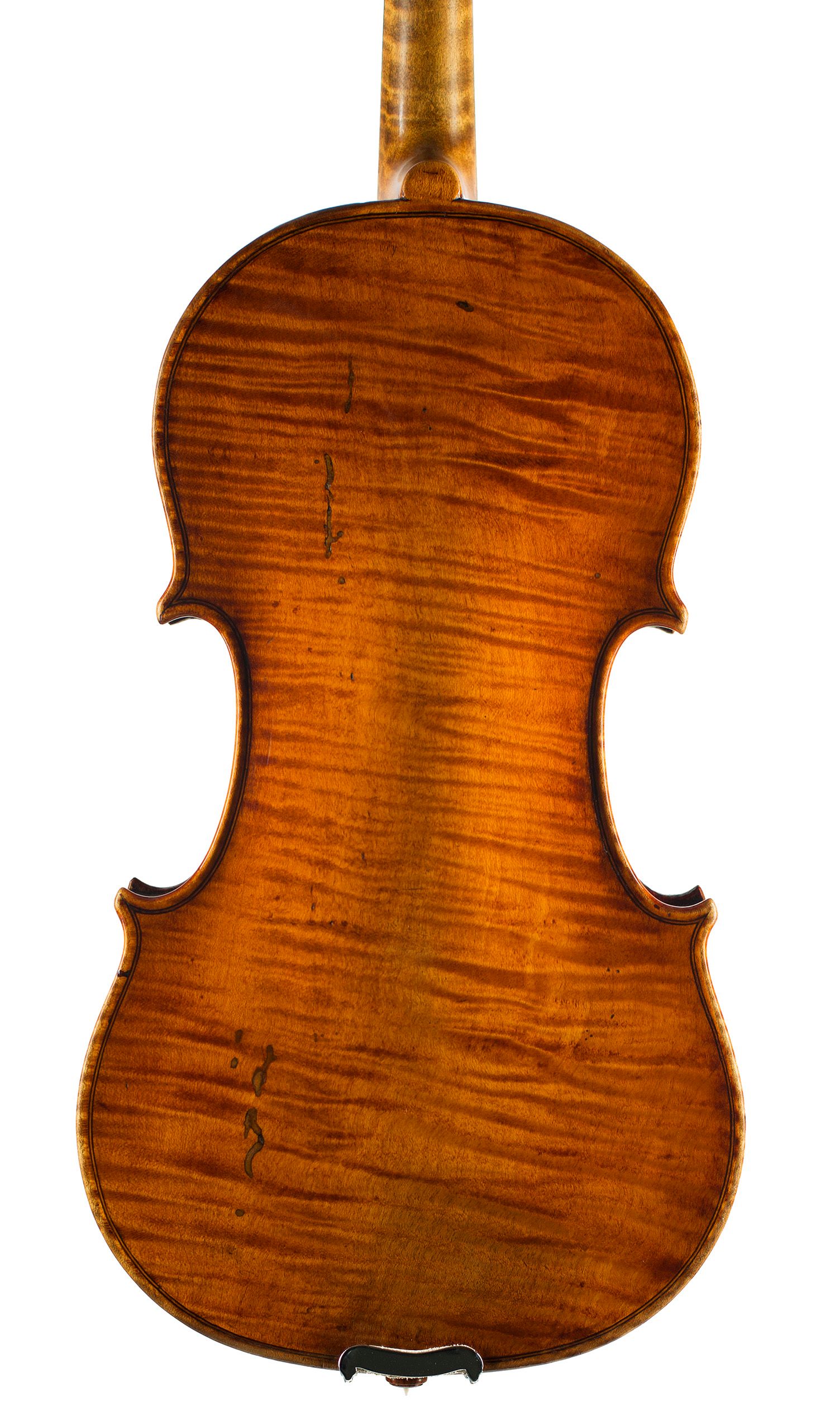 Violin by Jacob Fendt, London, circa 1830 — back