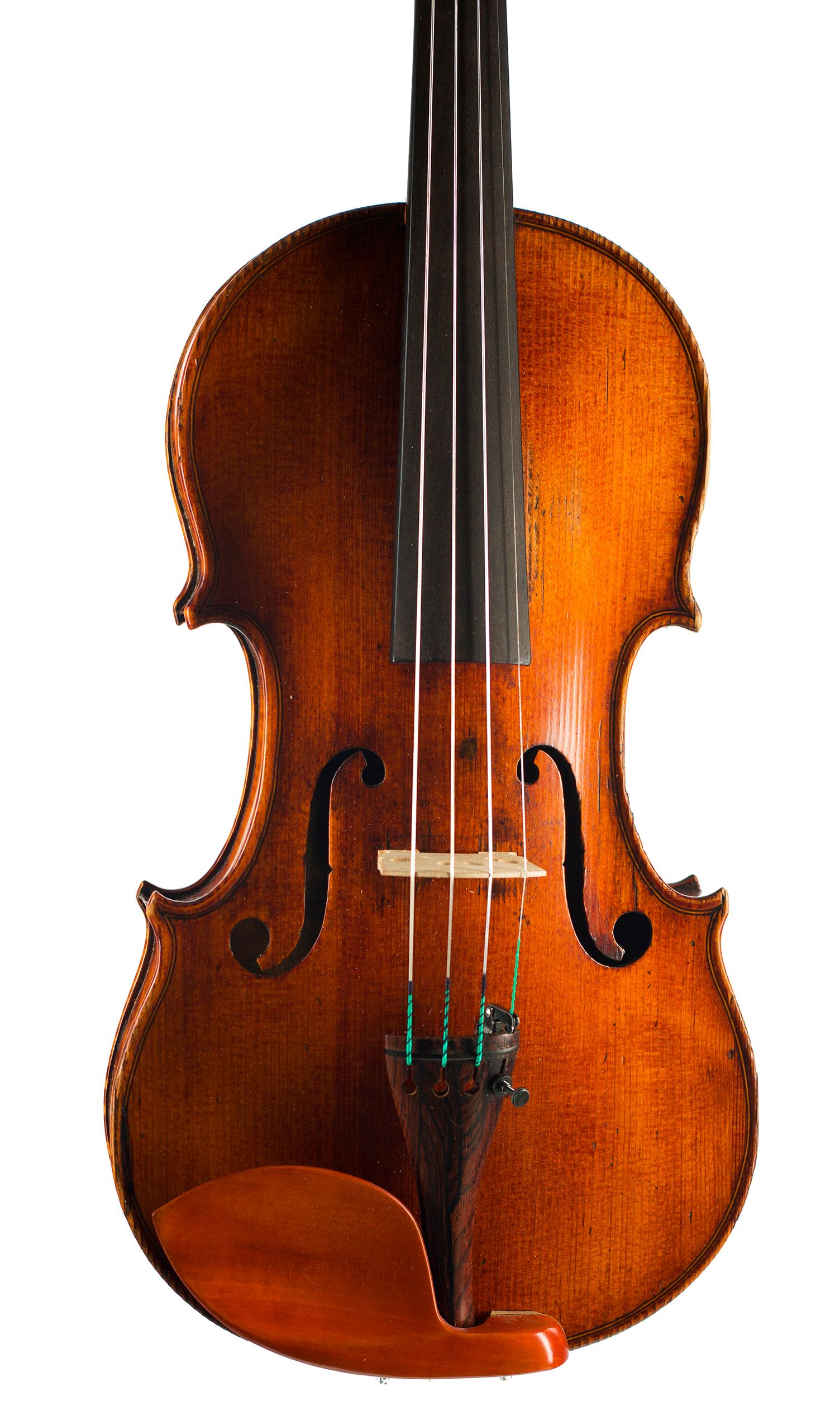 Violin by Jacob Fendt, London, circa 1830 — angled view, 10°