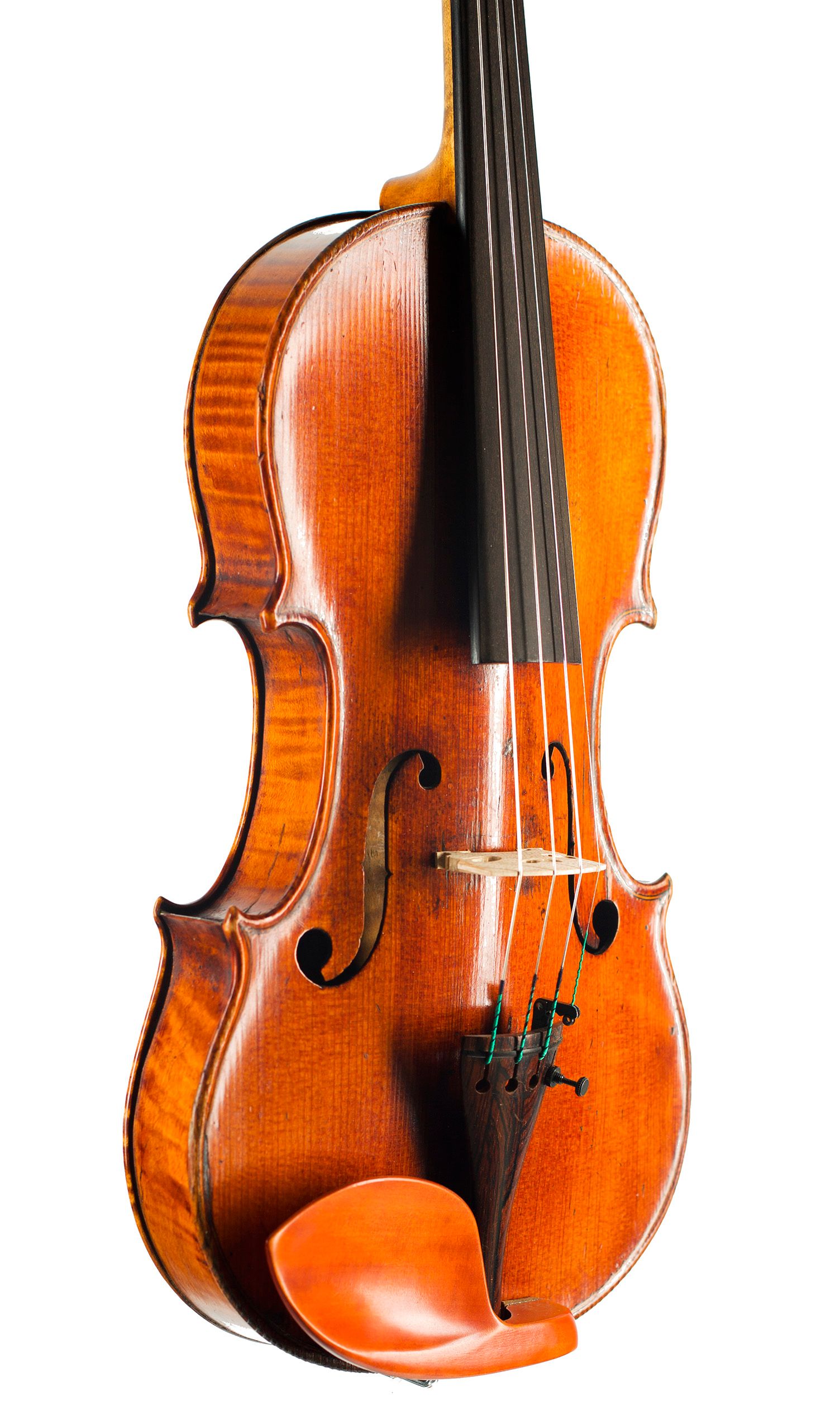 Violin by Jacob Fendt, London, circa 1830 — angled view, 40°
