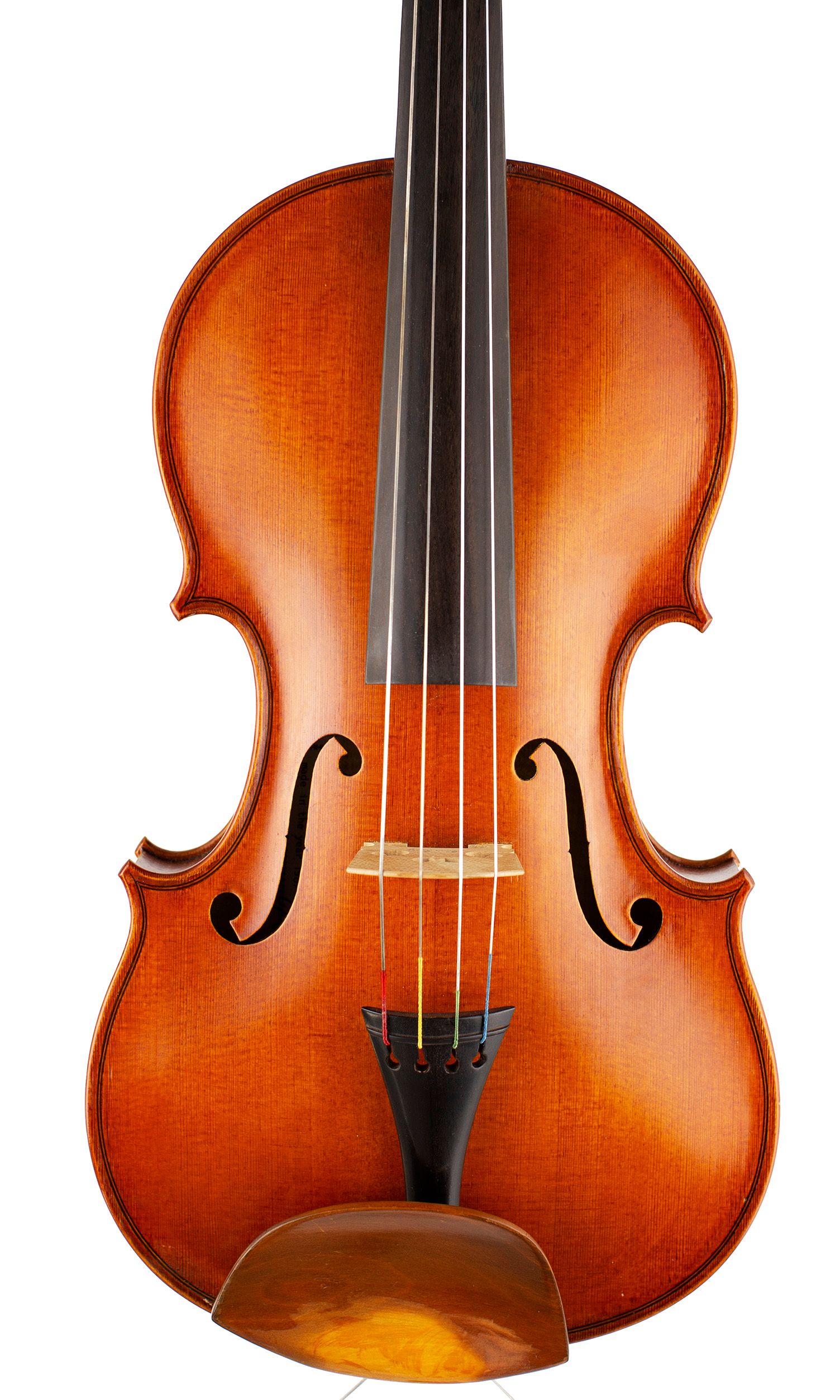 A viola by Julian Emery, Aberystwyth, 1987 — front